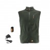 Gilet Polaire Chauffant FIRE-FLEECE vert
