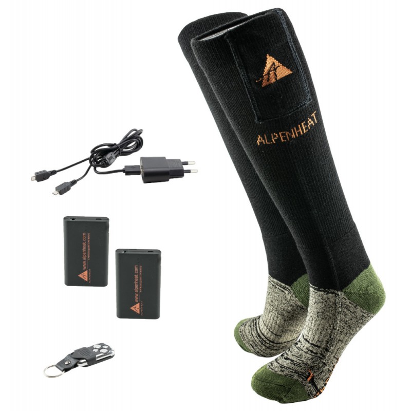 Chaussette Chauffante, 4000mAh Chaussettes Chauffantes Rechargeables Avec 4 Temperatures Calze Riscaldanti Lavables Unisexe Chauffe Pied 36 44 99221021